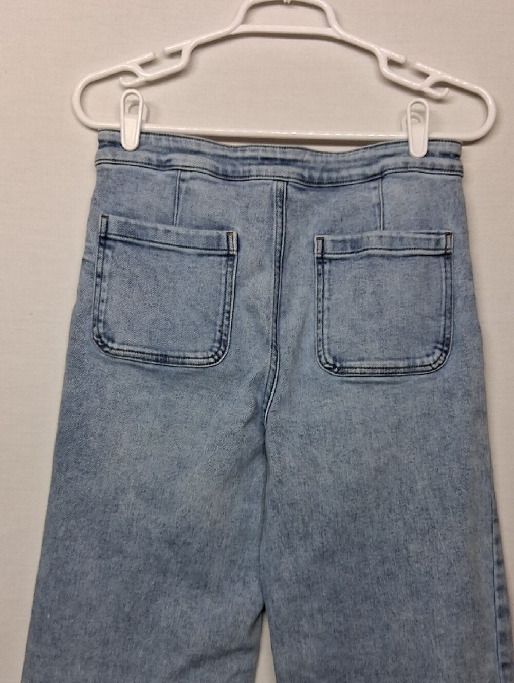 LC Lauren Conrad Light Blue High-Rise Wide-Leg Jeans - Picture 7 of 9